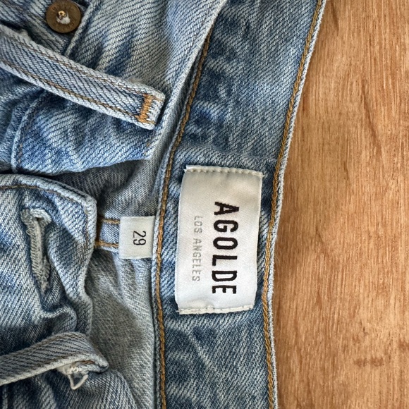 Agolde Distressed Riley Jeans - Picture 2 of 5